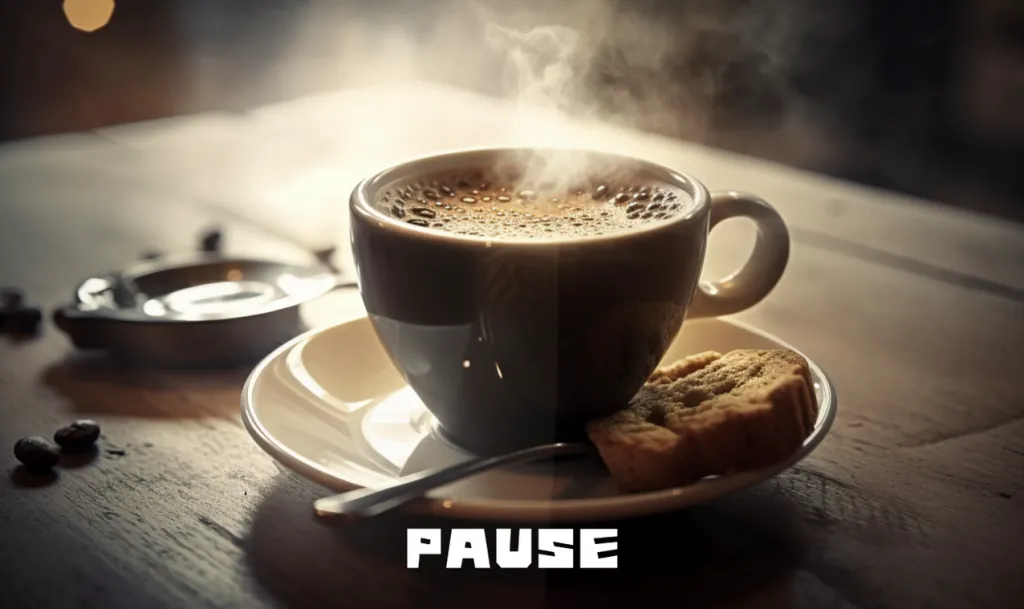 Karte Pause